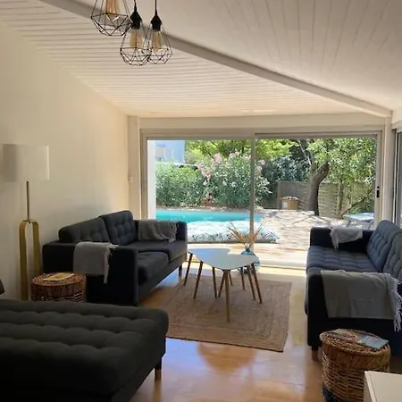 Agreable Avec Piscine, 12 Personnes 阿卡雄